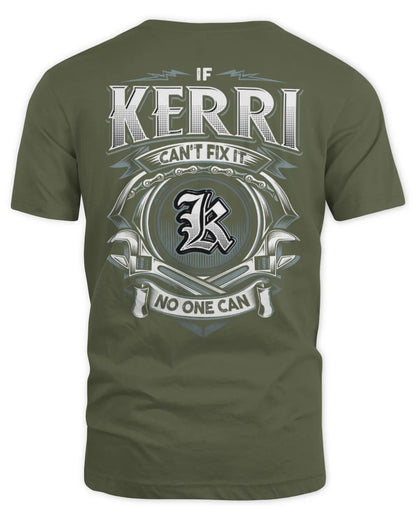 KERRI AP81-K4-626 - Personalized Ahmed Quote Apparel “If Ahmed Can't Fix It, No One Can” - Unisex Standard T-Shirt - Military Green