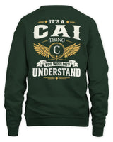 CAI KT06-M008 It’s a [NAME] Thing – You Wouldn’t Understand | Personalized Vintage T-Shirt - Unisex Sweatshirt - Forest Green