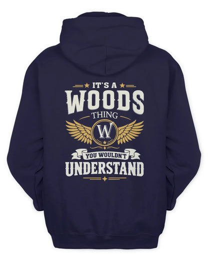 WOODS KT06-M008 It’s a [NAME] Thing – You Wouldn’t Understand | Personalized Vintage T-Shirt - Unisex Hoodie - Navy