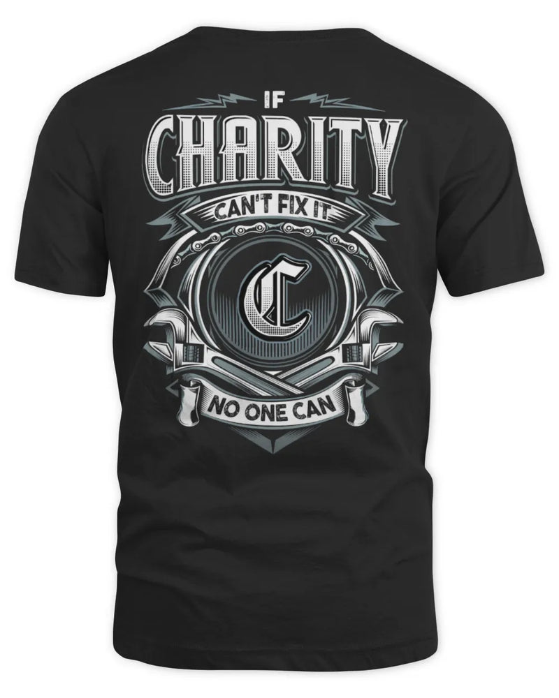 CHARITY AP81-K4-626 - Personalized Ahmed Quote Apparel “If Ahmed Can't Fix It, No One Can” - Unisex Standard T-Shirt - Black