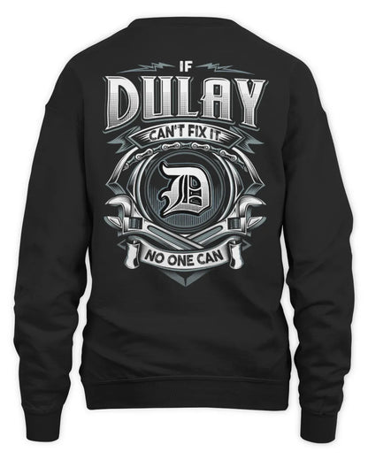 DULAY AP81-K4-626 - Personalized Ahmed Quote Apparel “If Ahmed Can't Fix It, No One Can” - Unisex Sweatshirt - Black
