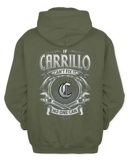 CARRILLO AP81-K4-626 - Personalized Ahmed Quote Apparel “If Ahmed Can't Fix It, No One Can” - Unisex Hoodie - Military Green