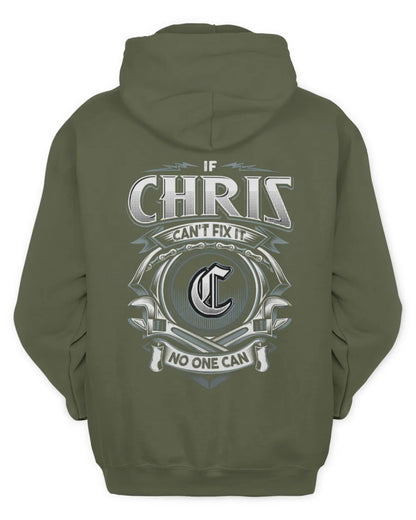 CHRIS AP81-K4-626 - Personalized Ahmed Quote Apparel “If Ahmed Can't Fix It, No One Can” - Unisex Hoodie - Military Green