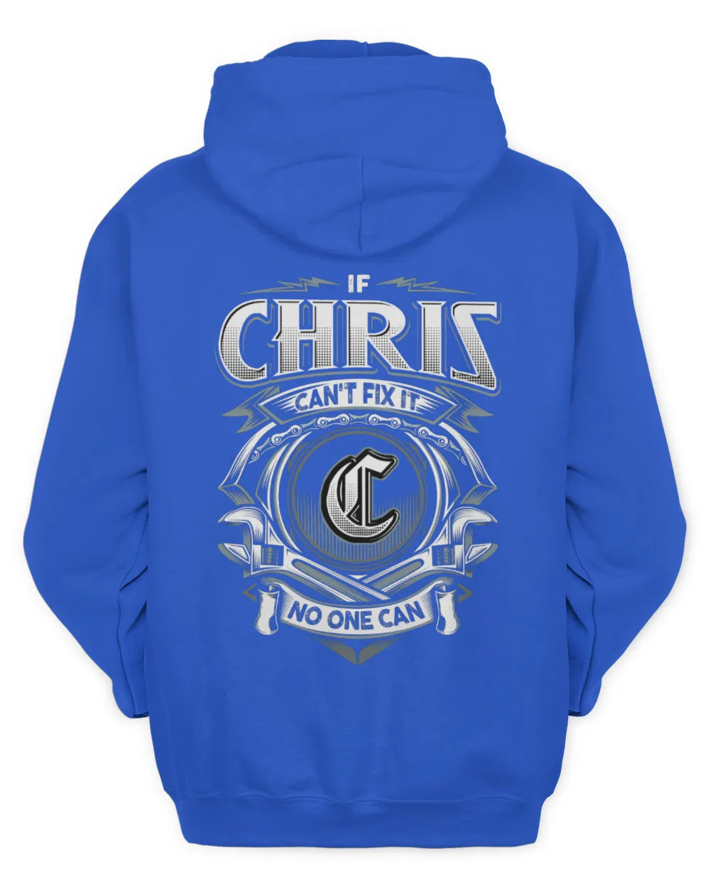 CHRIS AP81-K4-626 - Personalized Ahmed Quote Apparel “If Ahmed Can't Fix It, No One Can” - Unisex Hoodie - Royal