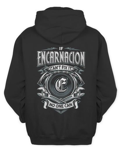 ENCARNACION AP81-K4-626 - Personalized Ahmed Quote Apparel “If Ahmed Can't Fix It, No One Can” - Unisex Hoodie - Black