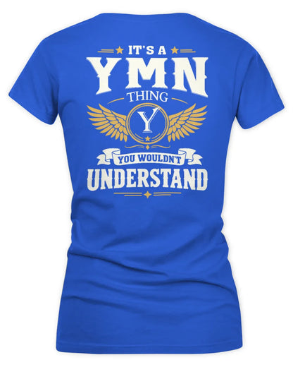 YMN KT06-M008 It’s a [NAME] Thing – You Wouldn’t Understand | Personalized Vintage T-Shirt - Women's V-Neck T-Shirt - Royal