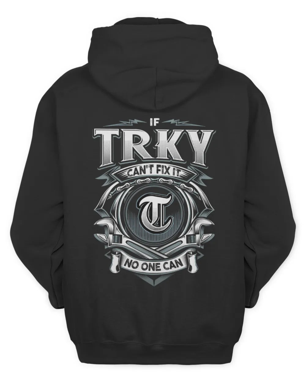 TRKY AP81-K4-626 - Personalized Ahmed Quote Apparel “If Ahmed Can't Fix It, No One Can” - Unisex Hoodie - Black