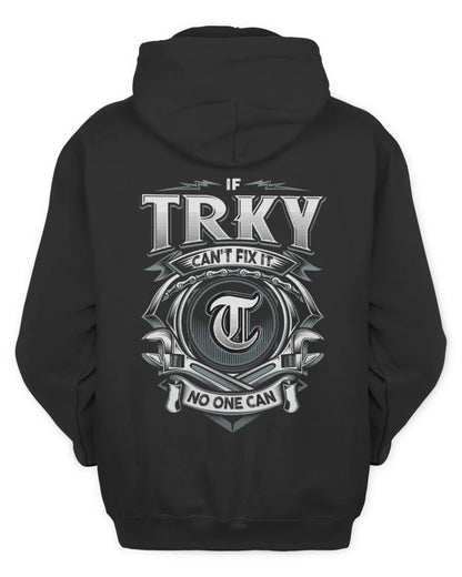 TRKY AP81-K4-626 - Personalized Ahmed Quote Apparel “If Ahmed Can't Fix It, No One Can” - Unisex Hoodie - Black