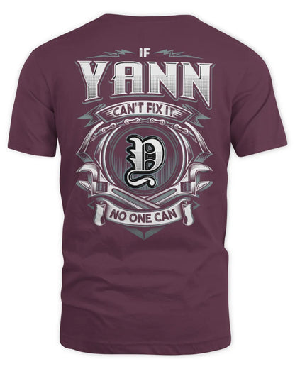 YANN AP81-K4-626 - Personalized Ahmed Quote Apparel “If Ahmed Can't Fix It, No One Can” - Unisex Standard T-Shirt - Maroon