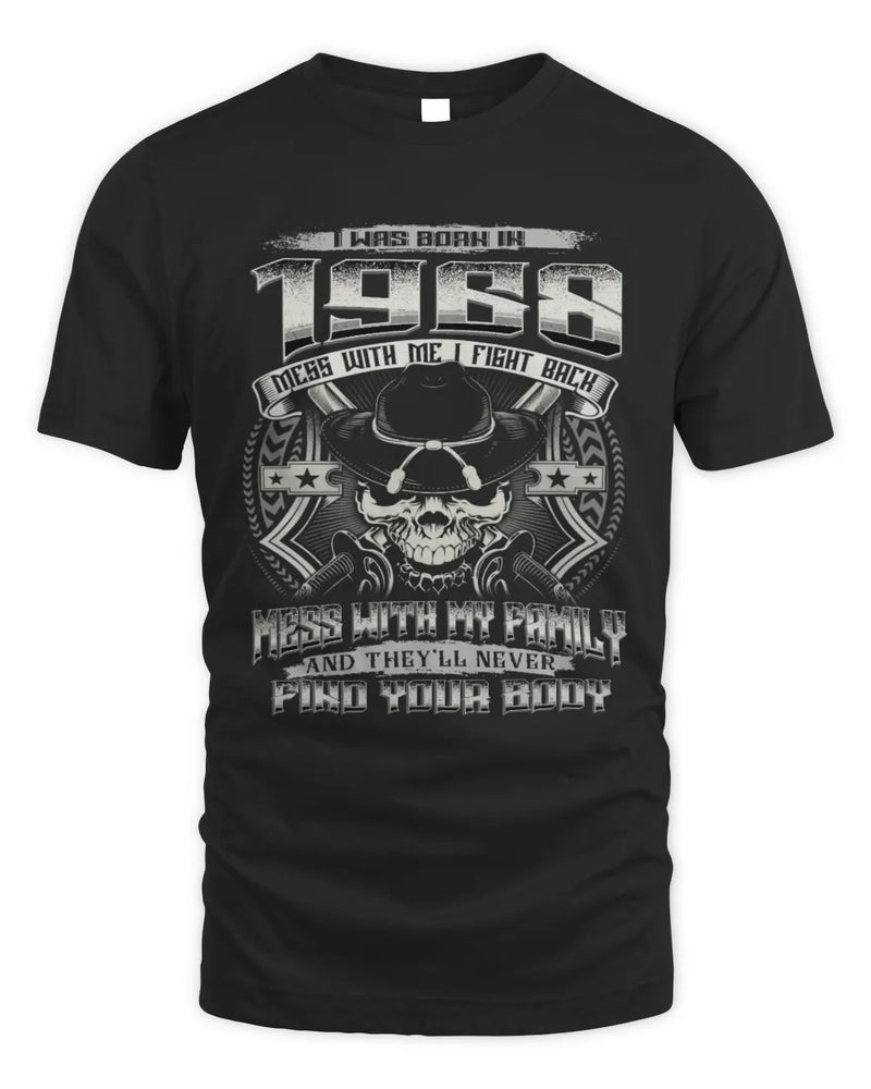 1968 HH89-K2 – Protective Family Quote T-Shirt - Unisex Standard T-Shirt - Black