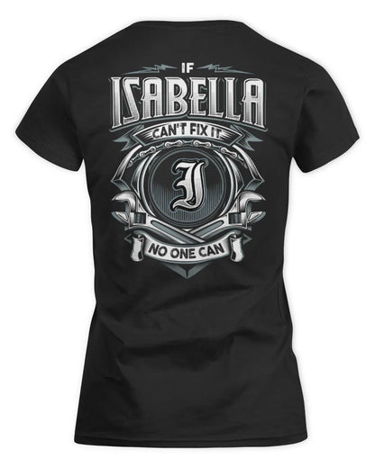 ISABELLA AP81-K4-626 - Personalized Ahmed Quote Apparel “If Ahmed Can't Fix It, No One Can” - Women's Standard T-Shirt - Black