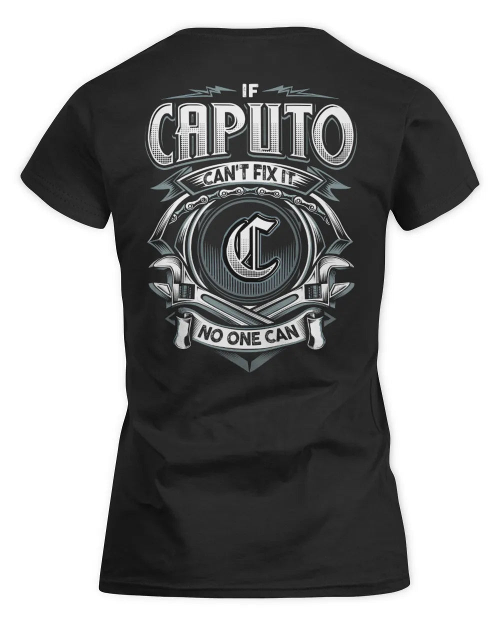 CAPUTO AP81-K4-626 - Personalized Ahmed Quote Apparel “If Ahmed Can't Fix It, No One Can” - Women's Standard T-Shirt - Black