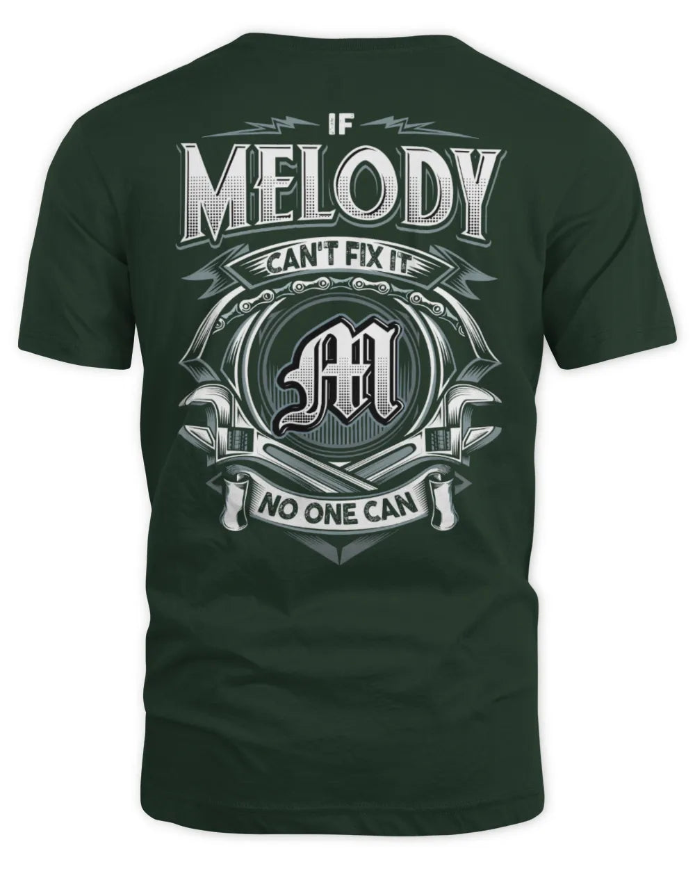 MELODY AP81-K4-626 - Personalized Ahmed Quote Apparel “If Ahmed Can't Fix It, No One Can” - Unisex Standard T-Shirt - Forest Green