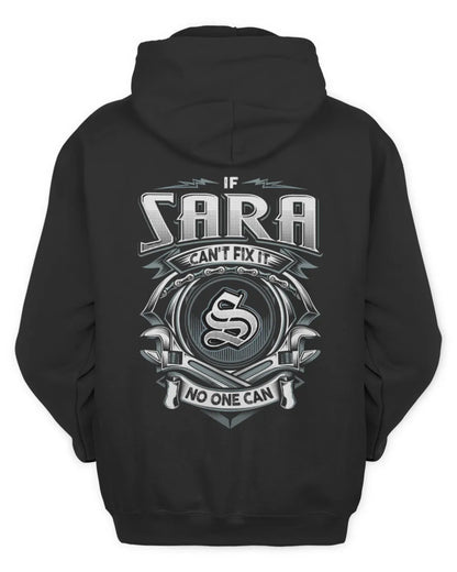 SARA AP81-K4-626 - Personalized Ahmed Quote Apparel “If Ahmed Can't Fix It, No One Can” - Unisex Hoodie - Black