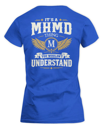 MHMD KT06-M008 It’s a [NAME] Thing – You Wouldn’t Understand | Personalized Vintage T-Shirt - Women's Standard T-Shirt - Royal