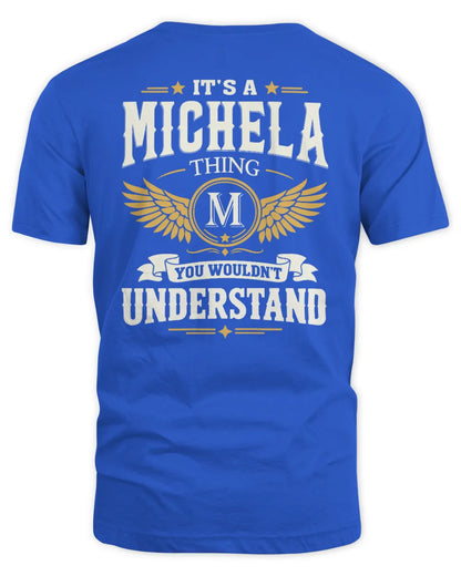 MICHELA KT06-M008 It’s a [NAME] Thing – You Wouldn’t Understand | Personalized Vintage T-Shirt - Unisex Standard T-Shirt - Royal