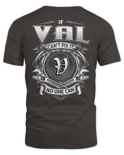 VAL AP81-K4-626 - Personalized Ahmed Quote Apparel “If Ahmed Can't Fix It, No One Can” - Unisex Standard T-Shirt - Dark Chocolate