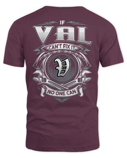 VAL AP81-K4-626 - Personalized Ahmed Quote Apparel “If Ahmed Can't Fix It, No One Can” - Unisex Standard T-Shirt - Maroon