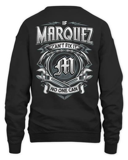 MARQUEZ AP81-K4-626 - Personalized Ahmed Quote Apparel “If Ahmed Can't Fix It, No One Can” - Unisex Sweatshirt - Black