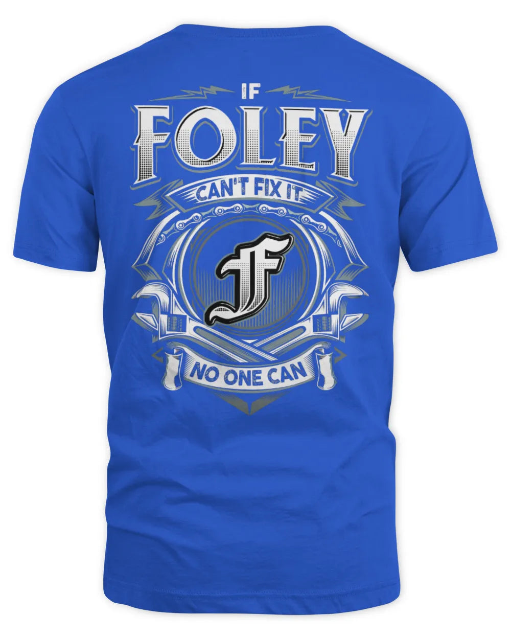 FOLEY AP81-K4-626 - Personalized Ahmed Quote Apparel “If Ahmed Can't Fix It, No One Can” - Unisex Standard T-Shirt - Royal