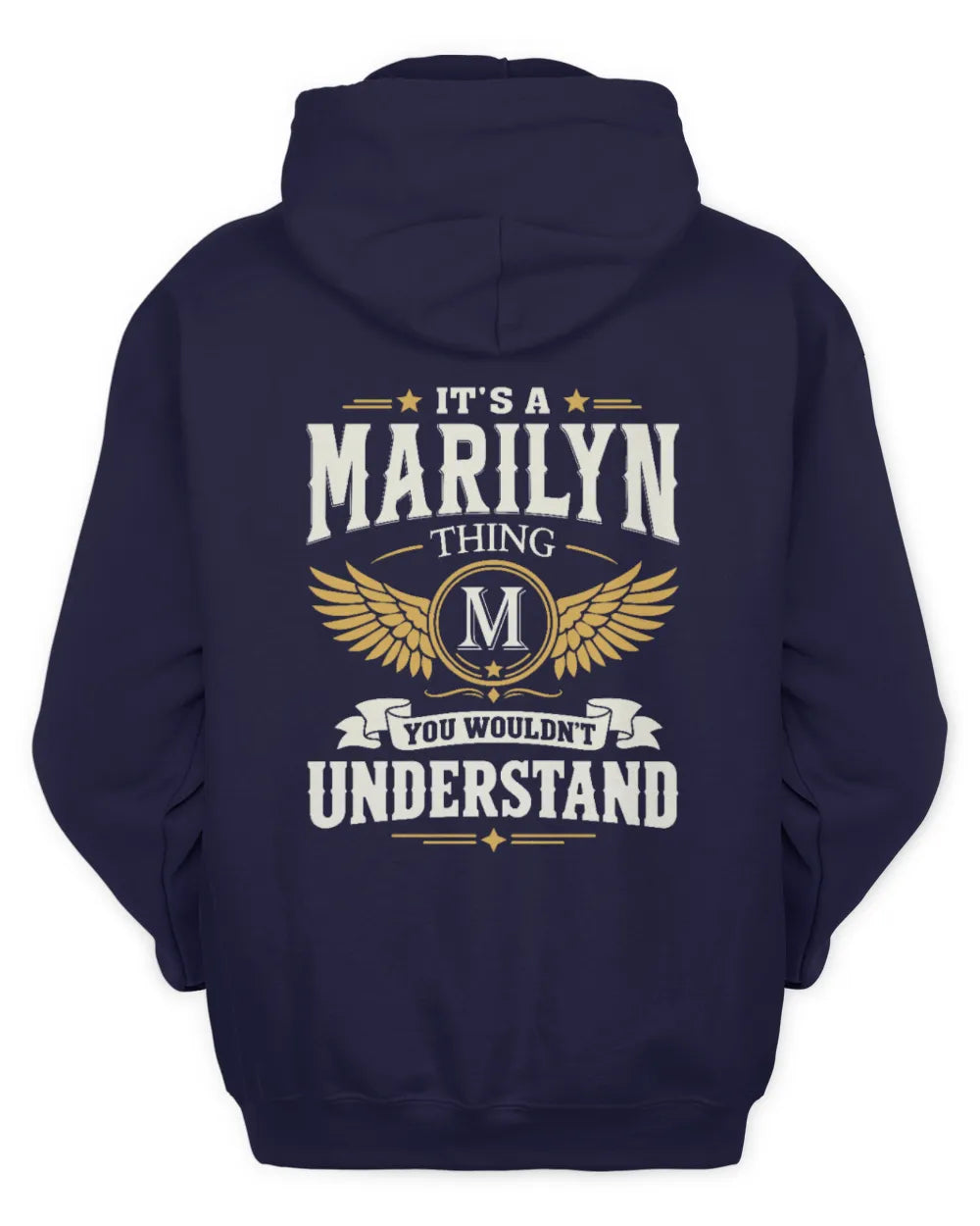 MARILYN KT06-M008 It’s a [NAME] Thing – You Wouldn’t Understand | Personalized Vintage T-Shirt - Unisex Hoodie - Navy