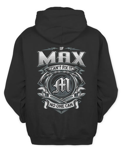 MAX AP81-K4-626 - Personalized Ahmed Quote Apparel “If Ahmed Can't Fix It, No One Can” - Unisex Hoodie - Black