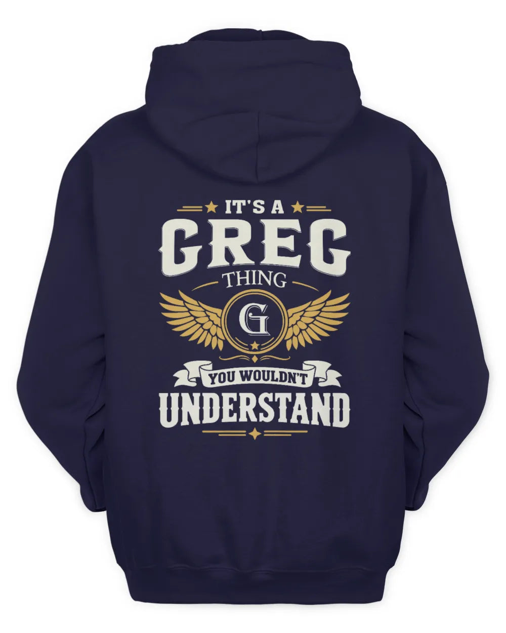 GREG KT06-M008 It’s a [NAME] Thing – You Wouldn’t Understand | Personalized Vintage T-Shirt - Unisex Hoodie - Navy