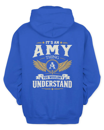 AMY KT06-M008 It’s a [NAME] Thing – You Wouldn’t Understand | Personalized Vintage T-Shirt - Unisex Hoodie - Royal