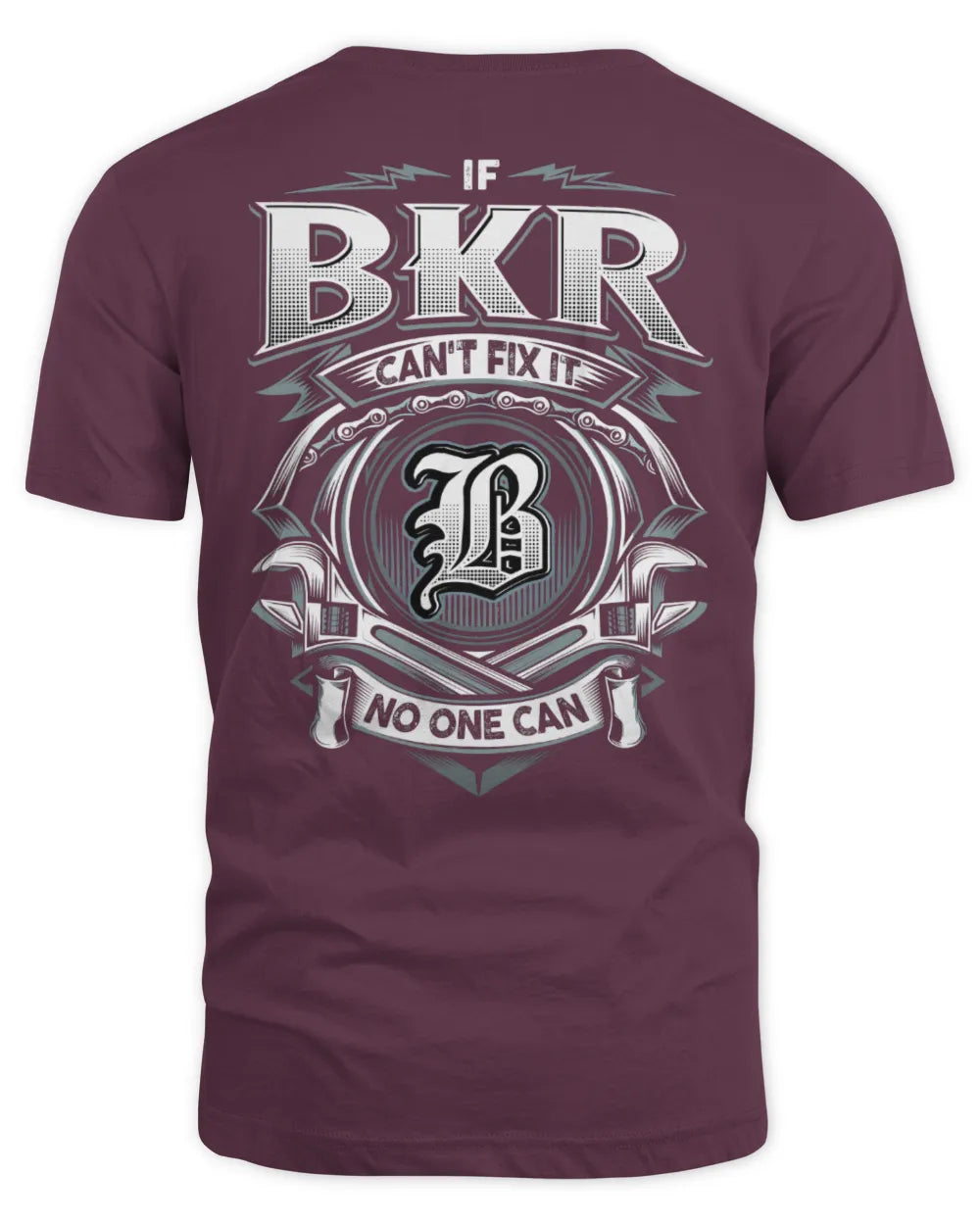 BKR AP81-K4-626 - Personalized Ahmed Quote Apparel “If Ahmed Can't Fix It, No One Can” - Unisex Standard T-Shirt - Maroon