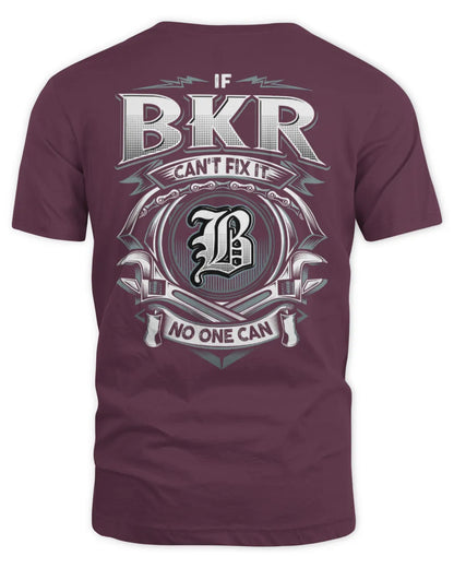 BKR AP81-K4-626 - Personalized Ahmed Quote Apparel “If Ahmed Can't Fix It, No One Can” - Unisex Standard T-Shirt - Maroon