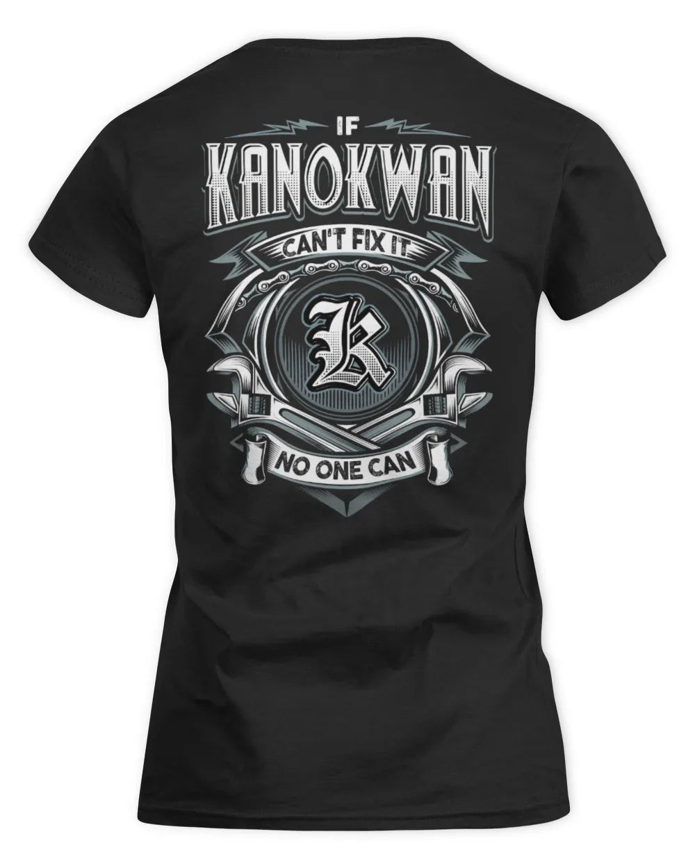 KANOKWAN AP81-K4-626 - Personalized Ahmed Quote Apparel “If Ahmed Can't Fix It, No One Can” - Women's Standard T-Shirt - Black