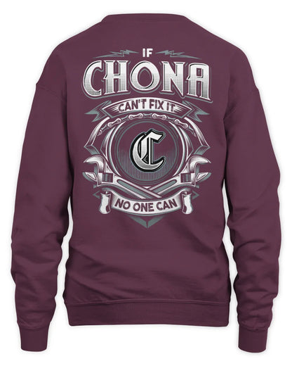 CHONA AP81-K4-626 - Personalized Ahmed Quote Apparel “If Ahmed Can't Fix It, No One Can” - Unisex Sweatshirt - Maroon