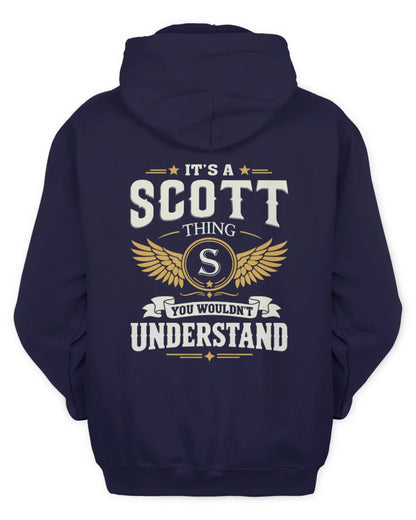 SCOTT KT06-M008 It’s a [NAME] Thing – You Wouldn’t Understand | Personalized Vintage T-Shirt - Unisex Hoodie - Navy