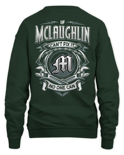 MCLAUGHLIN AP81-K4-626 - Personalized Ahmed Quote Apparel “If Ahmed Can't Fix It, No One Can” - Unisex Sweatshirt - Forest Green