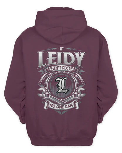 LEIDY AP81-K4-626 - Personalized Ahmed Quote Apparel “If Ahmed Can't Fix It, No One Can” - Unisex Hoodie - Maroon
