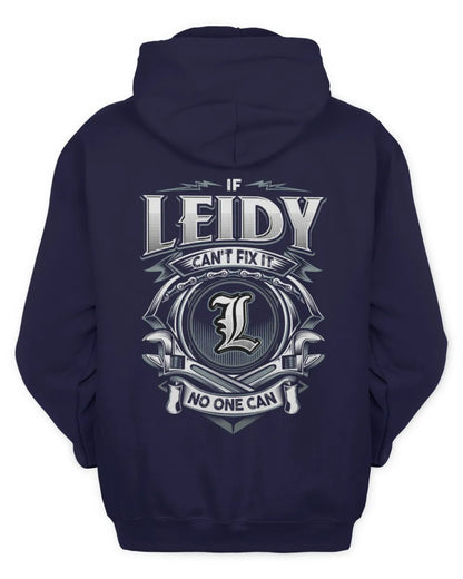 LEIDY AP81-K4-626 - Personalized Ahmed Quote Apparel “If Ahmed Can't Fix It, No One Can” - Unisex Hoodie - Navy