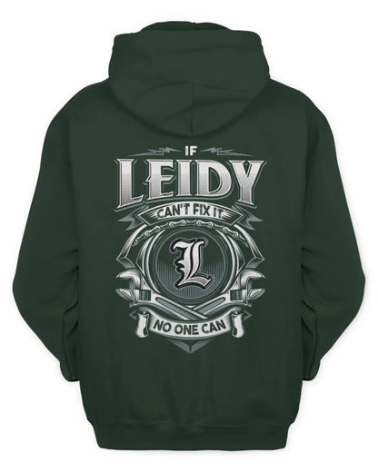 LEIDY AP81-K4-626 - Personalized Ahmed Quote Apparel “If Ahmed Can't Fix It, No One Can” - Unisex Hoodie - Forest Green