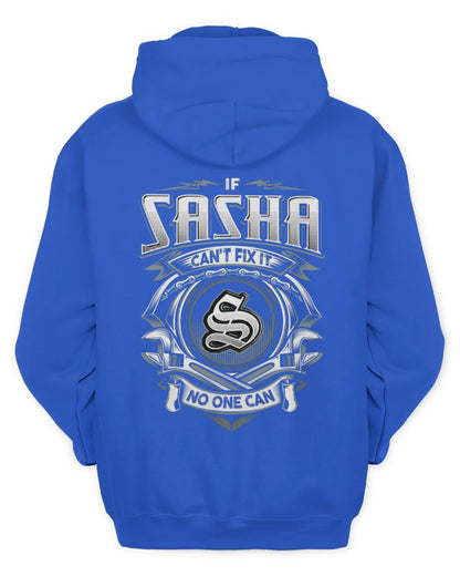 SASHA AP81-K4-626 - Personalized Ahmed Quote Apparel “If Ahmed Can't Fix It, No One Can” - Unisex Hoodie - Royal