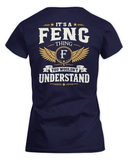 FENG KT06-M008 It’s a [NAME] Thing – You Wouldn’t Understand | Personalized Vintage T-Shirt - Women's Standard T-Shirt - Navy