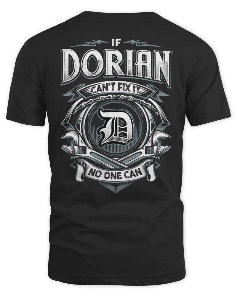 DORIAN AP81-K4-626 - Personalized Ahmed Quote Apparel “If Ahmed Can't Fix It, No One Can” - Unisex Standard T-Shirt - Black