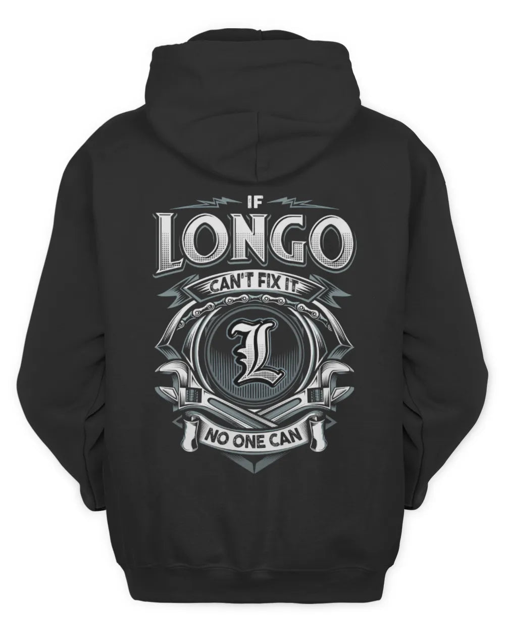 LONGO AP81-K4-626 - Personalized Ahmed Quote Apparel “If Ahmed Can't Fix It, No One Can” - Unisex Hoodie - Black
