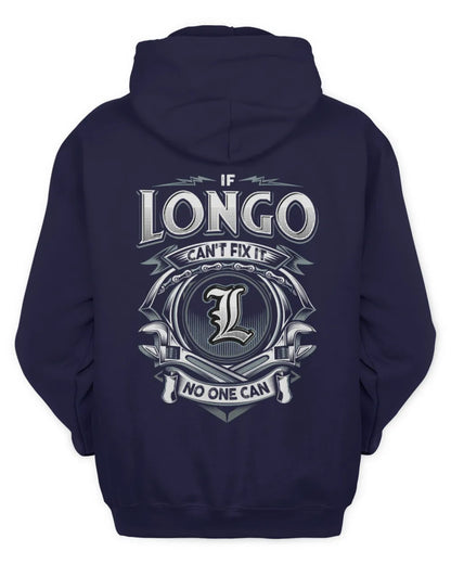 LONGO AP81-K4-626 - Personalized Ahmed Quote Apparel “If Ahmed Can't Fix It, No One Can” - Unisex Hoodie - Navy