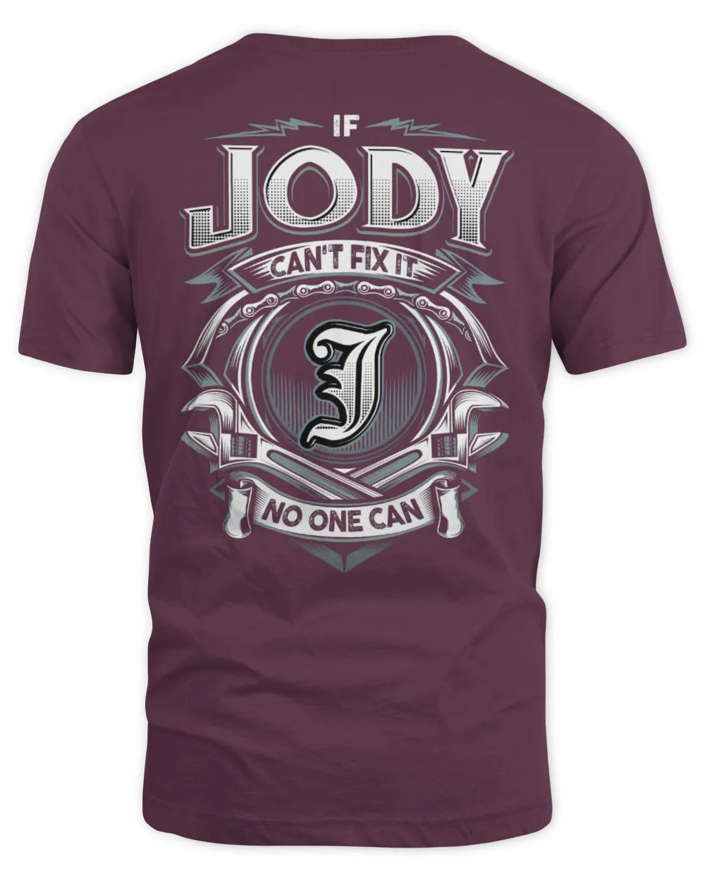 JODY AP81-K4-626 - Personalized Ahmed Quote Apparel “If Ahmed Can't Fix It, No One Can” - Unisex Standard T-Shirt - Maroon