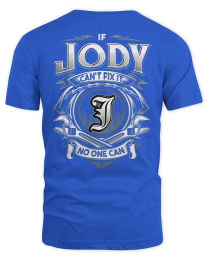 JODY AP81-K4-626 - Personalized Ahmed Quote Apparel “If Ahmed Can't Fix It, No One Can” - Unisex Standard T-Shirt - Royal