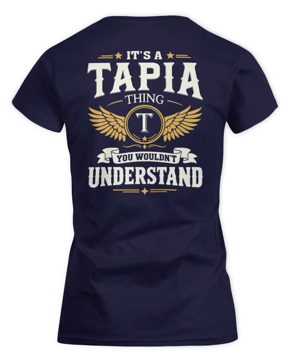 TAPIA KT06-M008 It’s a [NAME] Thing – You Wouldn’t Understand | Personalized Vintage T-Shirt - Women's Standard T-Shirt - Navy