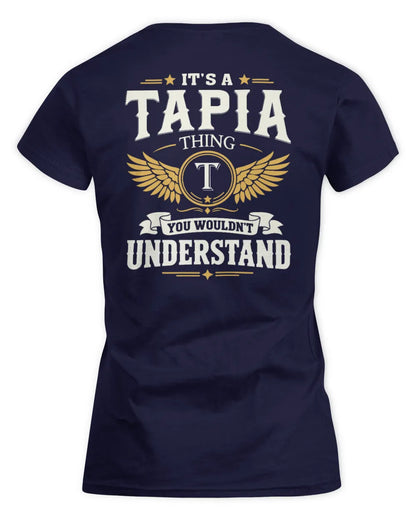 TAPIA KT06-M008 It’s a [NAME] Thing – You Wouldn’t Understand | Personalized Vintage T-Shirt - Women's Standard T-Shirt - Navy