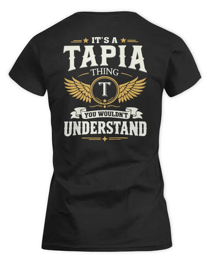 TAPIA KT06-M008 It’s a [NAME] Thing – You Wouldn’t Understand | Personalized Vintage T-Shirt - Women's Standard T-Shirt - Black