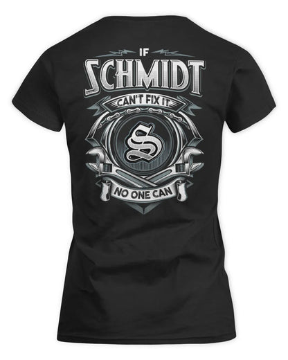 SCHMIDT AP81-K4-626 - Personalized Ahmed Quote Apparel “If Ahmed Can't Fix It, No One Can” - Women's Standard T-Shirt - Black