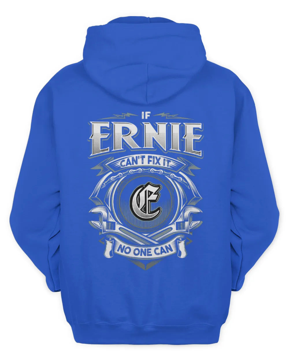 ERNIE AP81-K4-626 - Personalized Ahmed Quote Apparel “If Ahmed Can't Fix It, No One Can” - Unisex Hoodie - Royal