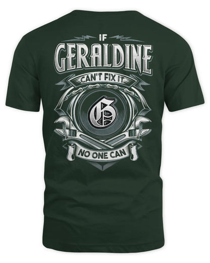 GERALDINE AP81-K4-626 - Personalized Ahmed Quote Apparel “If Ahmed Can't Fix It, No One Can” - Unisex Standard T-Shirt - Forest Green